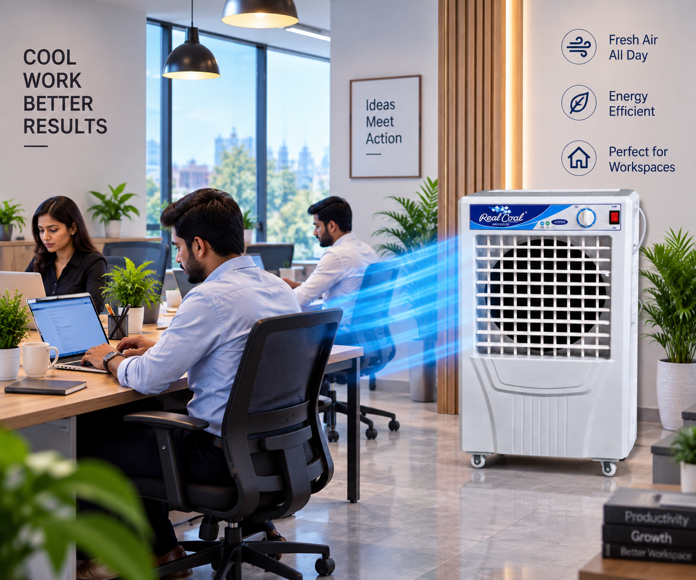 RealCool Duster air cooler for office cooling in Jaipur
