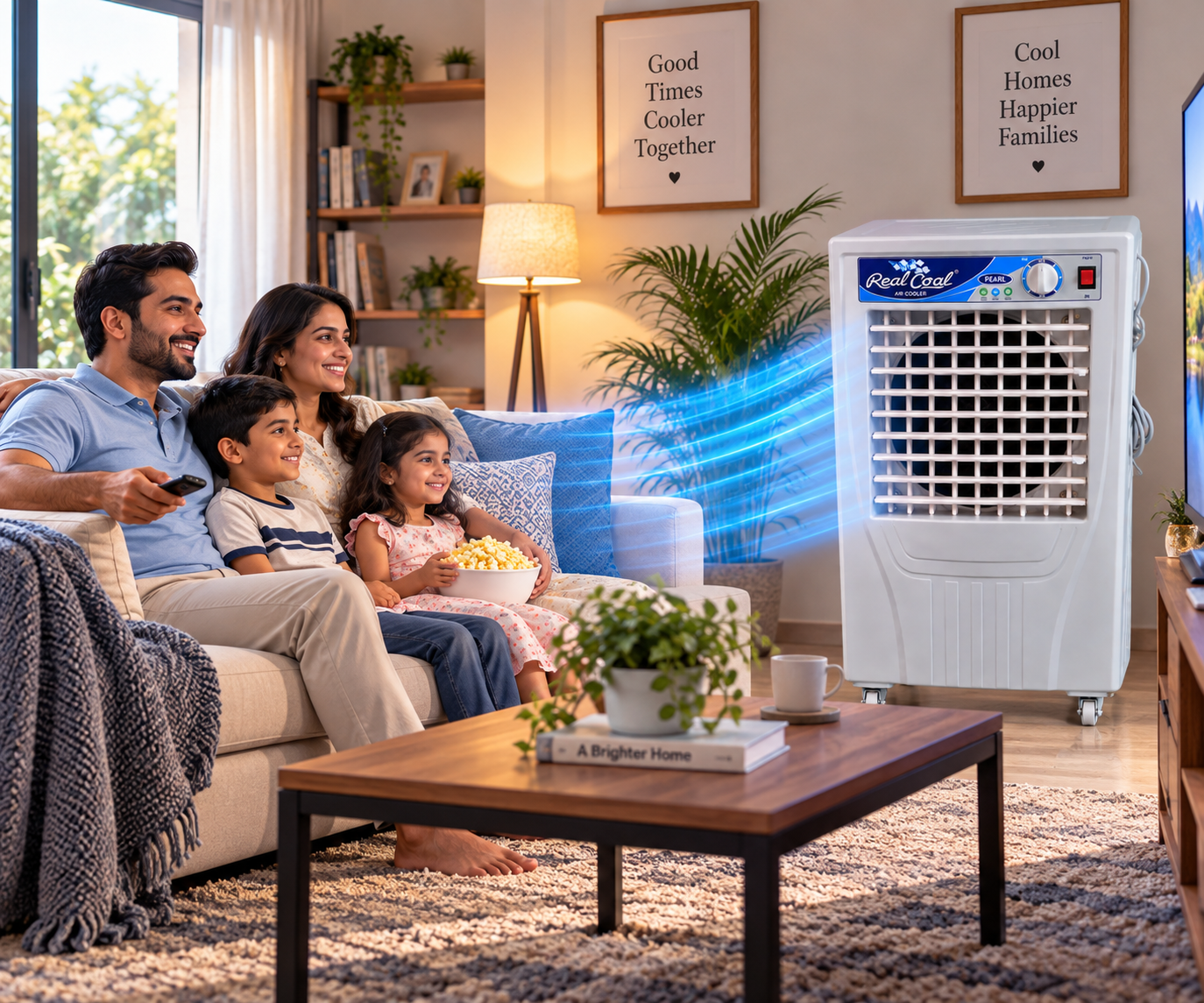 RealCool Pearl air cooler for family home cooling in Ahmedabad