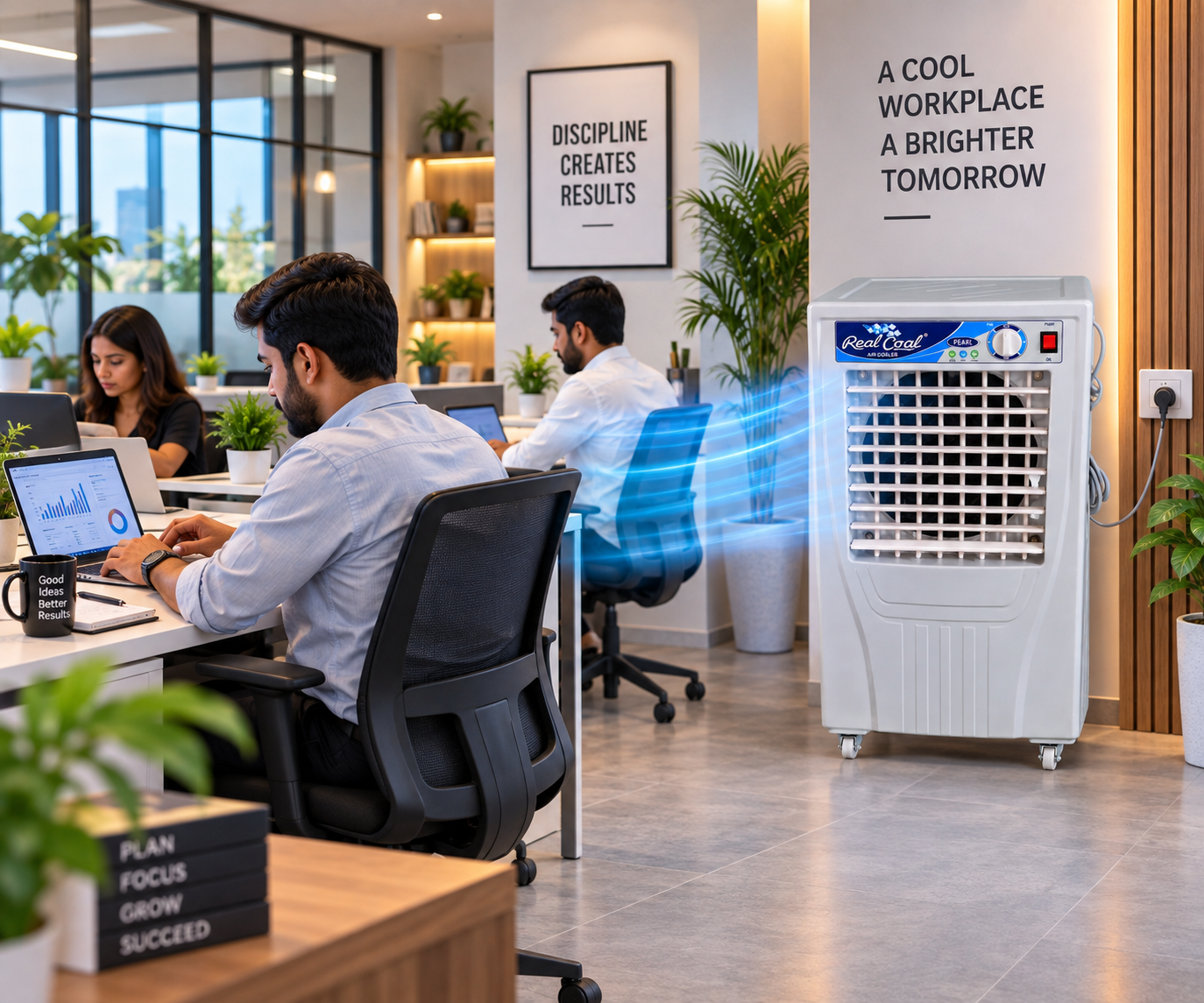RealCool Pearl air cooler for office cooling in Vadodara