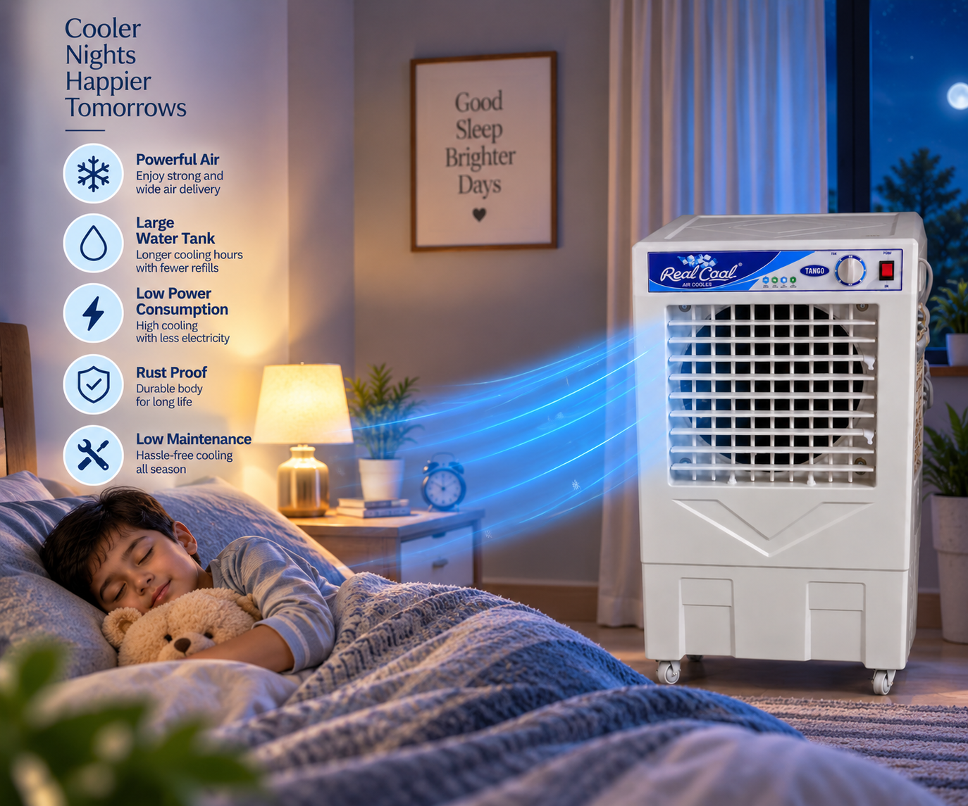 RealCool Tango air cooler for home cooling in Dungarpur
